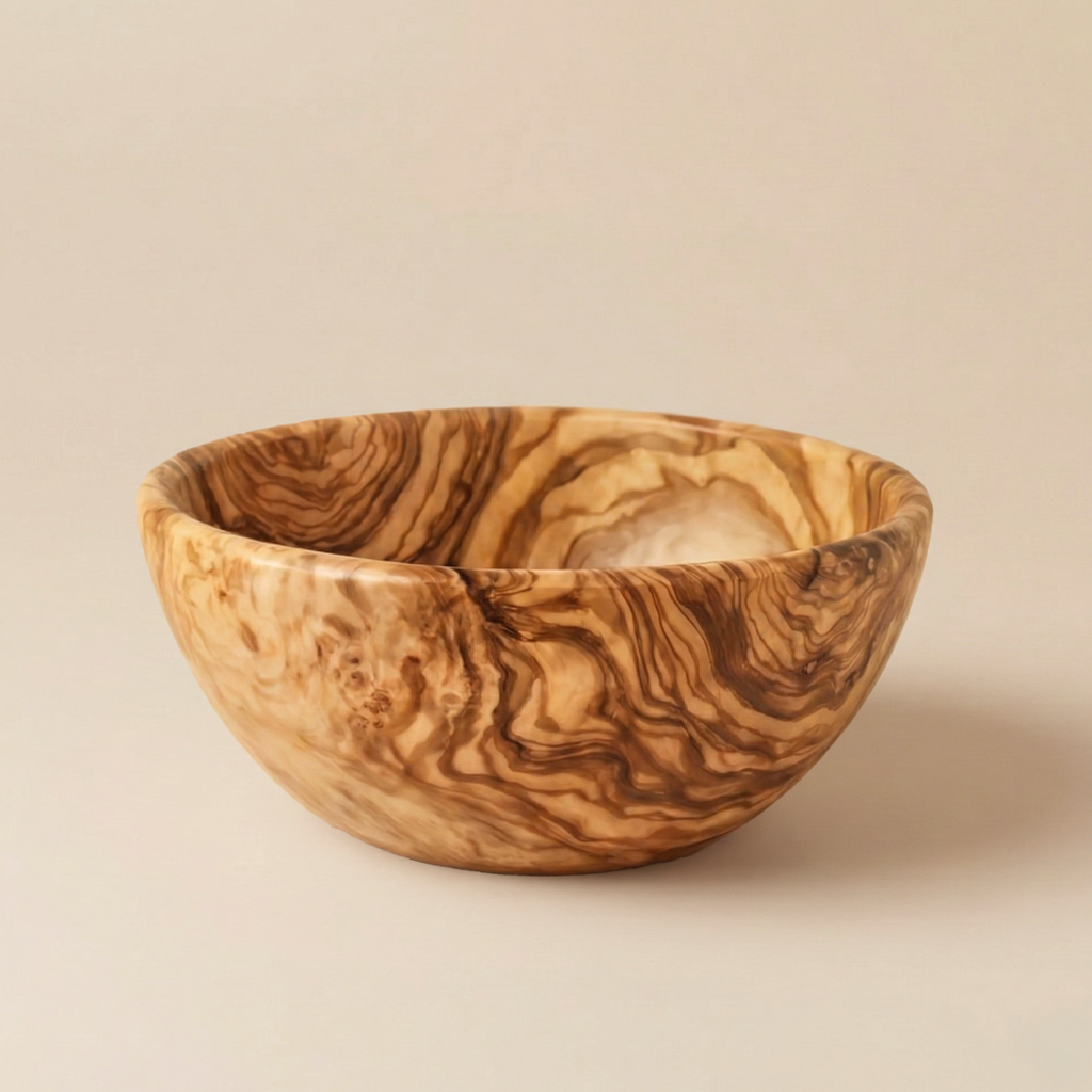 Olive Wood Salad Set