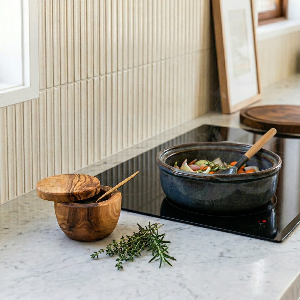 Olive Wood Salt Cellar