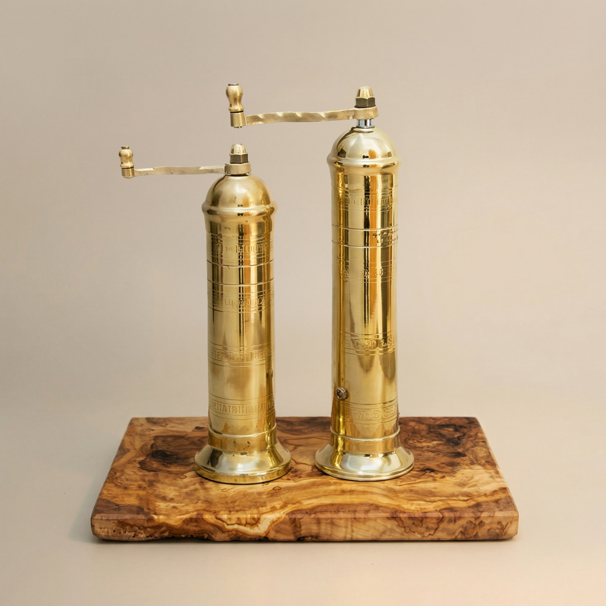 Brass Salt & Pepper Mills
