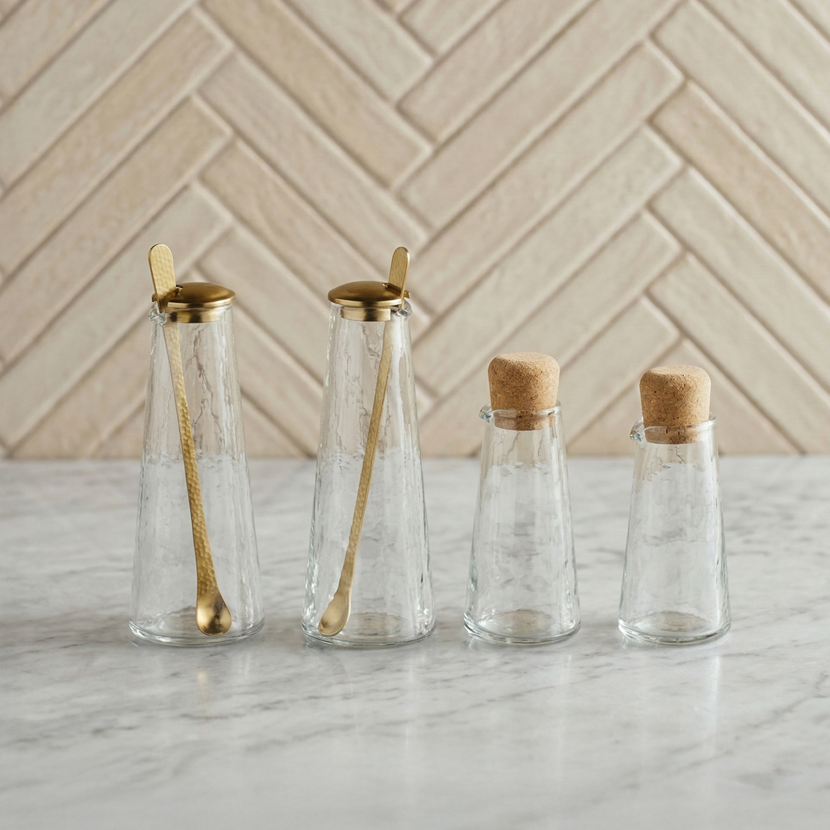 Oil & Vinegar Carafe - Set of 2