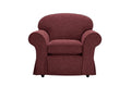 Madrid | Armchair | Kingston Burgundy