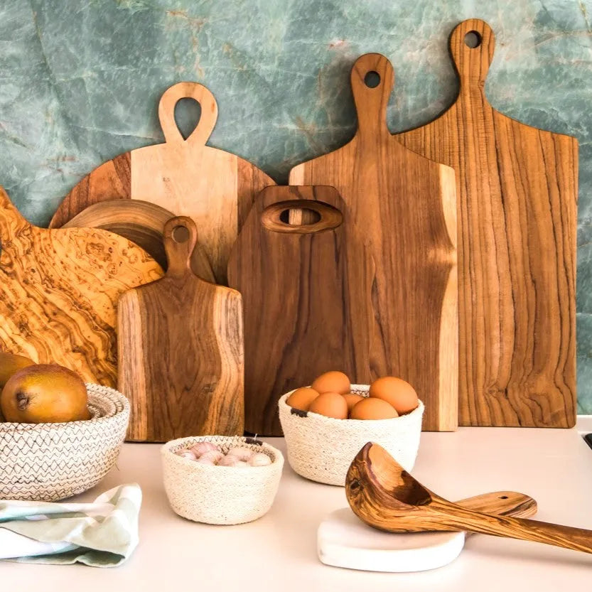 Olive Wood Cooking Spoon Set