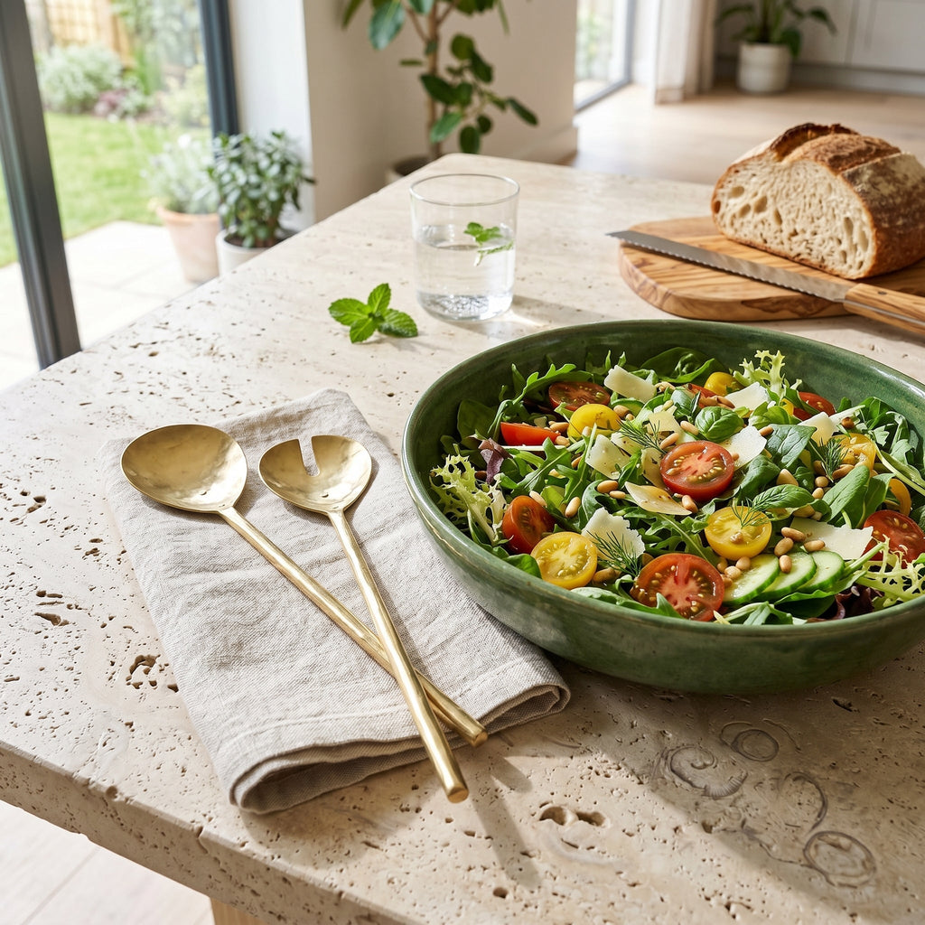 Brass Salad Servers