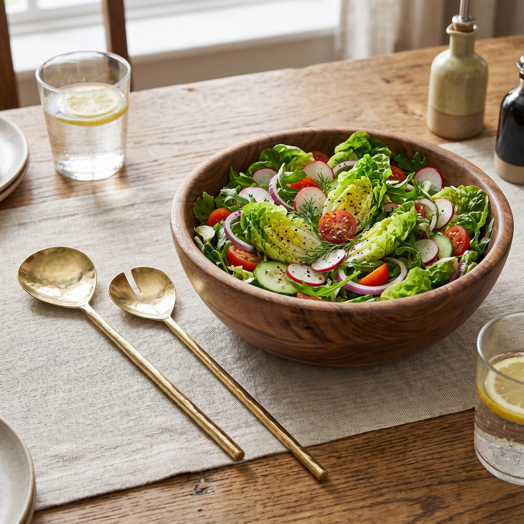 Brass Salad Servers