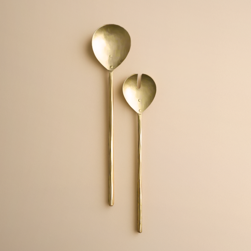 Brass Salad Servers