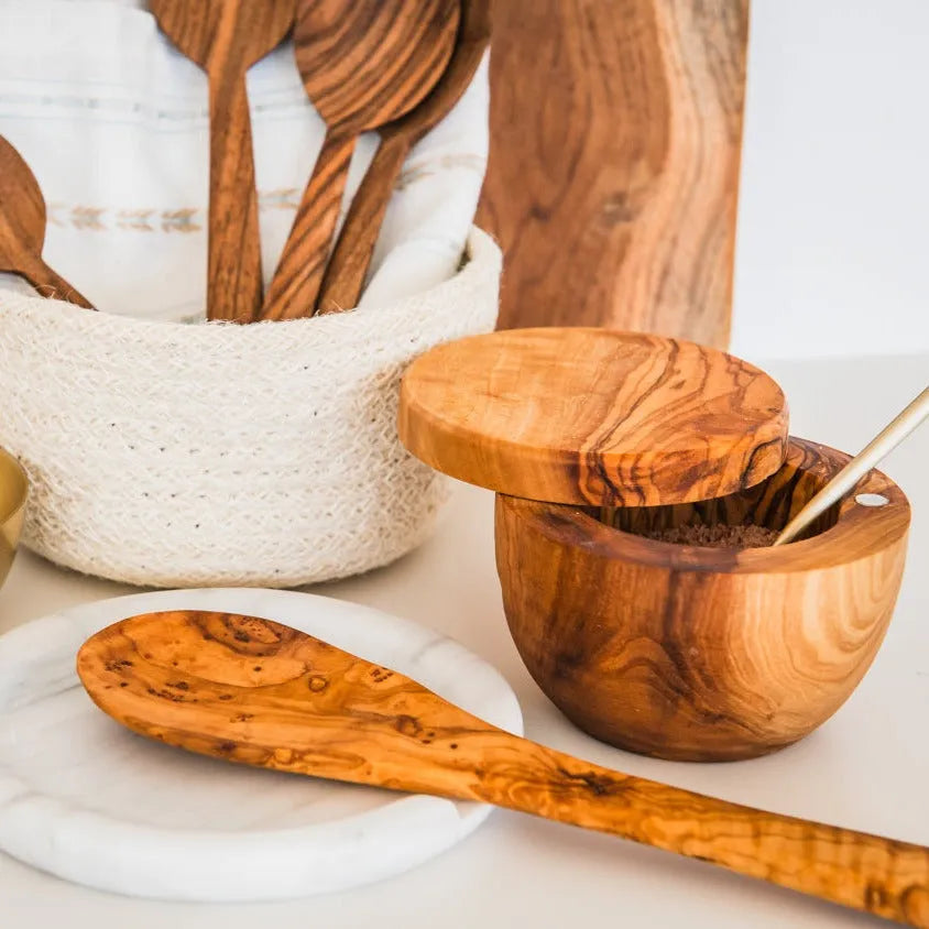 Olive Wood Salt Cellar